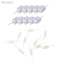 10 PCS 5W 10 Ohm Ceramic Load Resistors 10X Wirewound Ceramic Cement Resistors 100 Ohm 5W Watt 5