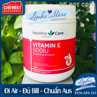 EXP 08 2024 Healthy Care Vitamin E 500IU - 200 viên Chemist Warehouse - Úc thumbnail