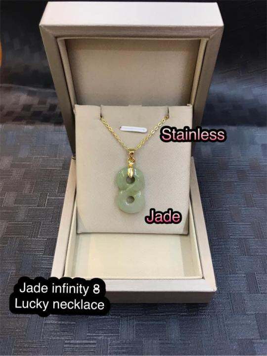 Jade deals infinity pendant