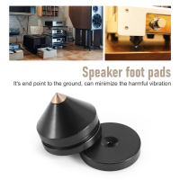 8Sets Speaker Stand Feet Foot Pad Aluminium Alloy Metal (NOT Natural Wood ) Spikes Cone Floor Foot Nail M23X20