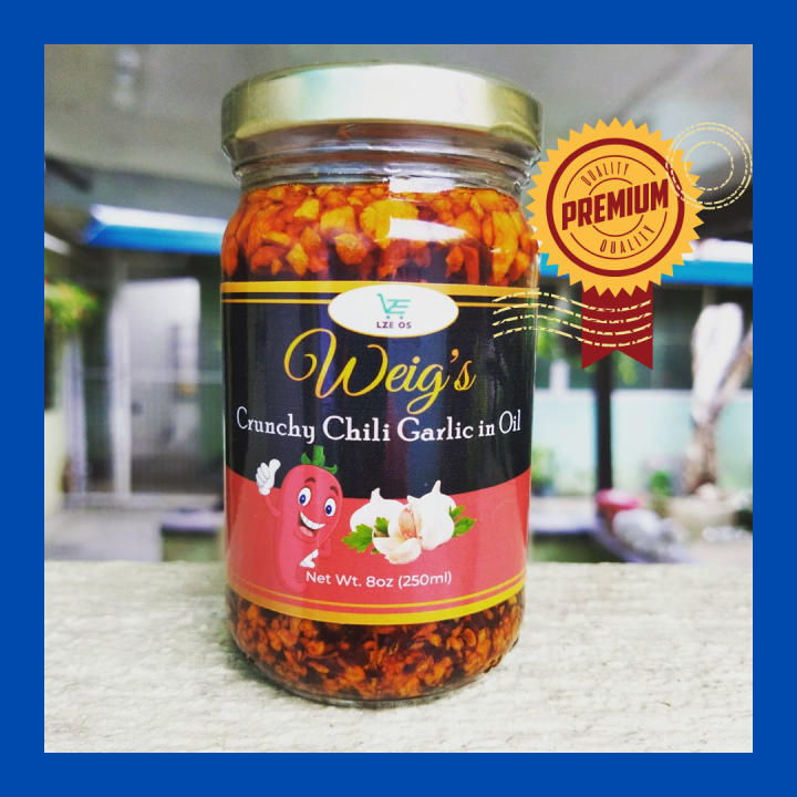 Original Crunchy Chili Garlic in Oil Weigs Chili garlic oil chili