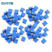 15valuesX1pcs 15pcs 100ohm-2Mohm 0.5w 3296 3296w Variable Resistors MultiTurn trimmer adjustable precision Potentiometer kit