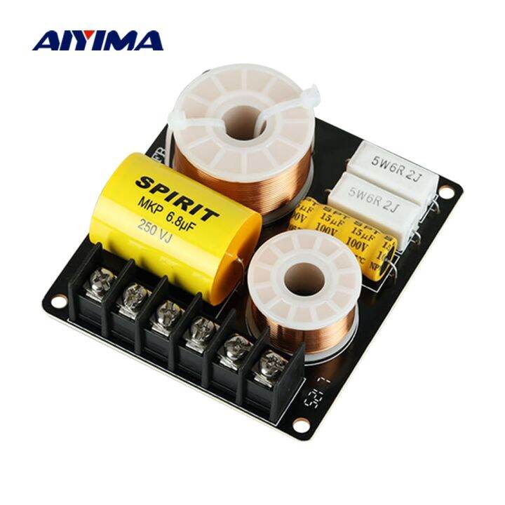 AIYIMA 100W Crossover 2 Way Tweeter Bass Audio Sound Amplifier Speaker