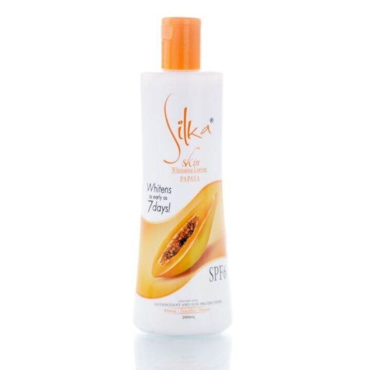 Silka Papaya Lotion Spf6 200ml Lazada Ph