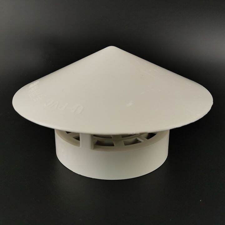 PVC rainhat ventilation exhaust vent cap 110 roof chimney out 75 vent