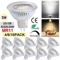 [HOT QQZIWWUJJWG 104] MR11หรี่แสงได้หลอดไฟ LED 5W Spotlight Bulbs Full Glass Cover Reflector Lamps Warm Cool White Lamp Home Indoor Lighting D30