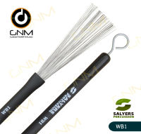 ไม้บลัช รุ่น WB1 ( 1 คู่ ) ไม้กลอง SALYERS PERCUSSION รุ่น WB1 STANDARD RETRACTABLE WIRE BRUSHES **Made in USA**