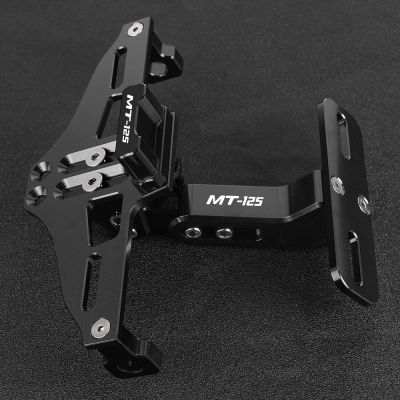 “：{}” For Yamaha MT125 MT 125 MT-125 2014 2015 2016 2017 2018-2023 Motorcycle Rear License Plate Mount Holder And Turn Signal Lights