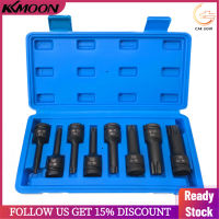 [Car Light]1/2in ไดรฟ์ Torx Star Bit Socket ชุด T30 T40 T45 T50 T55 T60 T70 T80