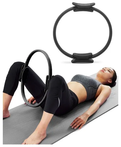 PROSPEC Pilate Ring Dual Grip Handles ,Yoga Fitness Circle,Exercise