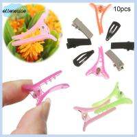 ELLENOUISE 10pcs 3 สไตล์ เครื่องประดับ DIY ตุ๊กตากิ๊บติดผม มินิ Matal/พลาสติก Headclip หมวก คลิปหัวตุ๊กตา กิ๊บติดผมเด็ก