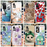 สำหรับ Xiaomi Redmi 10เคสแฟชั่นน่ารักเพ้นท์สีฝาปิดซิลิโคนใสนุ่มเคสโทรศัพท์ TPU สำหรับ Redmi10 Redmi 10 Prime 2022