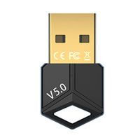 ทำดีไซน์ USB บลูทูธ-รองรับ5.0อะแดปเตอร์ Pc คอมพิวเตอร์เครื่องรับสัญญาณเสียงไร้สายเมาส์คีย์บอร์ดอะแดปเตอร์