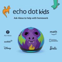 Amazon Echo Dot (5th Gen, 2022 release) Kids | Designed for kids, with parental controls [Ready to Ship from Bangkok]