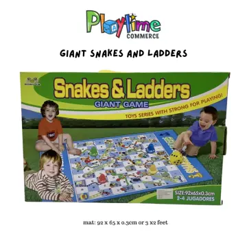 Wooden Snakes and Ladders Game - Classic Children's Board Game - Educa