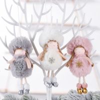 Merry Christmas Decoration for Home Plush Angel Doll Pendant Ornaments Xmas Christmas Tree Decor Cristmas Gift New Year hot sale