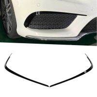 2pcs Front Bumper Side Canard Fin Replacement for Mercedes Benz EClass Coupe C207 AMG Line 2013 2014 2015 2016