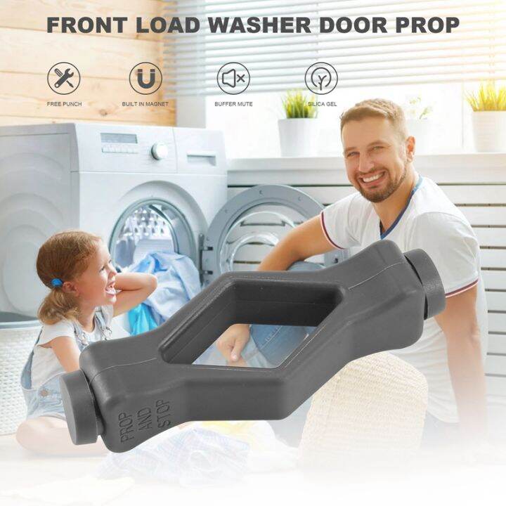 Prop and Stop Front Load Washer Door Holder Helps Your Washer Dry