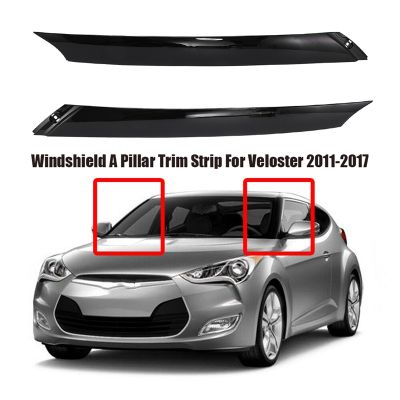 Car Windshield A Pillar Trim Strip for Hyundai Veloster 2011-2017 86170-2V000 86180-2V000