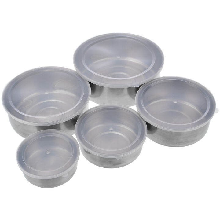 mayitr-5pcsset-stainless-steel-mixing-bowls-crisper-food-container-5-bowls-with-5-lids-for-kitchen-tools