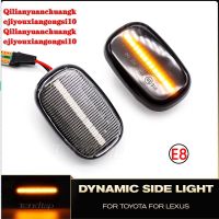 สำหรับ Toyota Corolla Camry Avensis Celica RAV4ไฟกระพริบแบบไดนามิกไฟ LED กระพริบไฟสัญญาณเลี้ยวหลอดไฟมาร์กเกอร์ด้านข้างรถ Facelift (10)