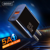 Qoovi 22.5w 5a fast charger + pd 20w us plug adapter quick charge 4.0 3.0 - ảnh sản phẩm 1