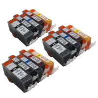 PGI-520 PGI-520BK CLI 521 Ink กระสวยหมึกสำหรับแคนนอน PIXMA Ip4600 Ip3600 Ip4700 MP540 MP550 MP560 MP620 MP630เครื่องพิมพ์ MP640