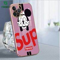 Supreme แบรนด์ที่นิยมน่ารักหรูหรา6D มิกกี้ชุบเคสใส่โทรศัพท์นุ่มฝาหลัง TPU สำหรับ OPPO A15 A15S A16 A16K A16e A17 A17K A78 A36 A96 A53 A33 A32 A54 A58 A77S A94 A95 A98