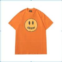 drew new unisex loose print T-shirt cotton casual short-sleeved round neck T-shirt