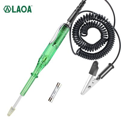 LAOA Test Pencil 12V 24V Voltmeter Voltage Probe Volt Meter Electric Indicator Power Detector Tester Socket Car Repair