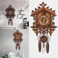 Mayitr Handcraft ไม้นาฬิกากุ๊กกู House นาฬิกาติดผนังมีสไตล์ Art VINTAGE Home Decor