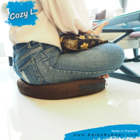 Cozy-L เบาะรองนั่ง Pararaksa  ใช้รองนั่งในรถหรือที่ทำงาน นั่งสบาย กระจายน้ำหนักลดแรงกดทับ ลดอาการปวดหลังส่วนล่าง เอว และบริเวณก้นได้ดี