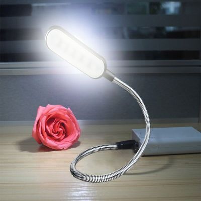 Flexible Bright Cute Night Light Mini LED USB Book Light Reading Lamp Powered By Laptop Notebook Computer For Students Reader