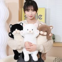 45-75Cm Cute Cats Plush Toy Kawaii Stuffed Animal Pussy Soft Doll Sleeping Hug Pillow Birthday Gift For Kid Boy Baby Room Dector