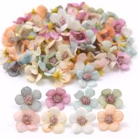 【DT】 hot  200pcs 2cm Multicolor Daisy Flower Head Mini Silk Artificial Flower for Crown Scrap Wedding Home Decor DIY Garland Headdress