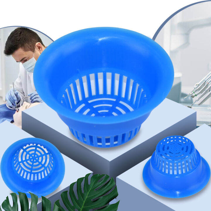 3pcs Disposable Dental Chair Spittoon Filter Plastic Filter Mesh for