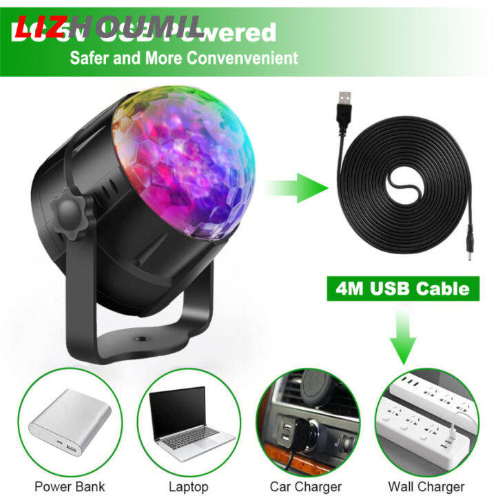 ไฟเครื่องฉายรูปดาว-lizhoumil-15สี8ระดับโหมดหรี่แสงโคมไฟลูกบอล-led-ดิสโก้-usb-ตกแต่งไฟสำหรับบ้านกลางคืน