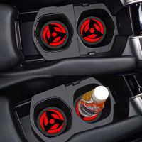 ◎✈ 2PCS 6.6CM Car Anti Slip Mat Coaster Car Water Cup Slot Decorate Accessories Case For Japanese Anime Auto Styling