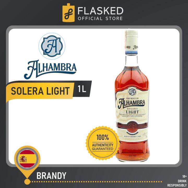 Alhambra Solera Light Brandy 1L Lazada PH