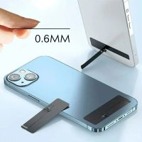 UltraThin Mini Metal Folding Phone Holder Alloy Invisible Phone Desktop Holder Portable Mobile Support For iPhone Samsung Xiaomi Selfie Sticks