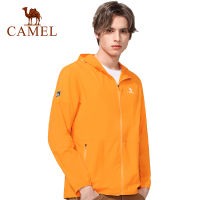 Camel เสื้อแจ็กเก็ตกันลมผู้ชาย,เสื้อกันลมระบายอากาศน้ำหนักเบาสำหรับกิจกรรมกลางแจ้ง