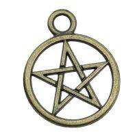 Circle Pentagram Charms For Jewelry Making Pendant Diy Crafts Accessories