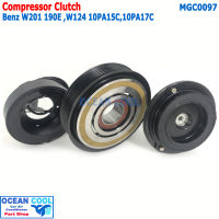 คลัชคอมแอร์ เบนซ์ W201 (190E) ,W124 คอม 10PA15C,10PA17C MGC0097 AC Compressor Clutch for Benz หน้าคลัชคอมแอร์ เบนซ์ ครัชคอมแอร์ EClass หน้าครัชคอมแอร์ อี-คลาส