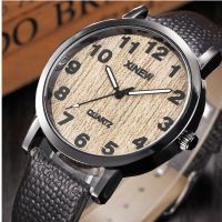 ⌚✾☍ Men Brand Fashion Leather Band Simple Gifts Quartz Watches