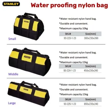 Buy Stanley Black Nylon Tool Backpack 15 kg Online at Best Prices