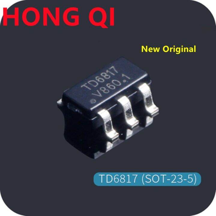 50PCS TD6817 1.5MHz 2A Synchronous Step-Down Regulator Dropout SOT-23 ...