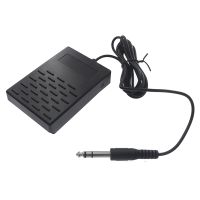 6.35Mm Interface Compact Sustain Pedal Universal Single Pedal for Piano Electronic Keyboard Elctronic Foldable Drum Part