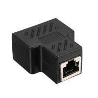 [HOT HAIXWLXKWW 589] RJ45 Splitter Adapter Connector 1ถึง2พอร์ตหญิงสำหรับ CAT 5 /Cat 6 /Cat 7 LAN Ethernet สาย Socket Splitter Hub