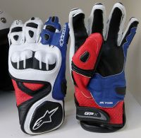 ALPINESTARS รถจักรยานยนต์เกียร์สำหรับขี่ถุงมือ MotoGP รถจักรยานยนต์หนังวัวแท้ถุงมือ GPX