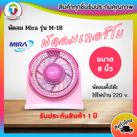 M-18 พัดลมเทอร์โบ แบบตั้งโต๊ะ ขนาด 8 นิ้ว รุ่น M-18